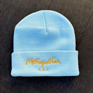 Metropolitan USA Sky Blue Knit Beanie